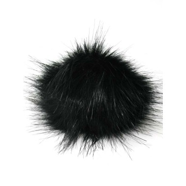 Pompón de pelo imitación piel para gorros y accesorios