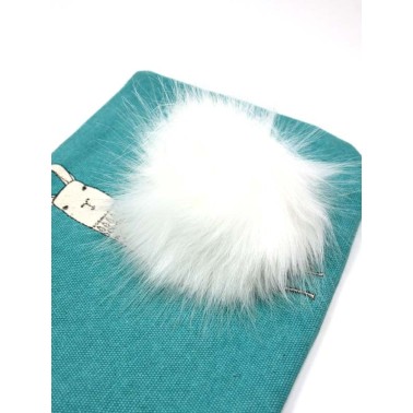 Fur pompom faux fur for hats and accesories