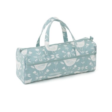 Bolsa de tejer con apliques Bee y asas