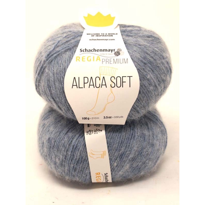 Regia - Premium Alpaca Soft 50 Mid blue