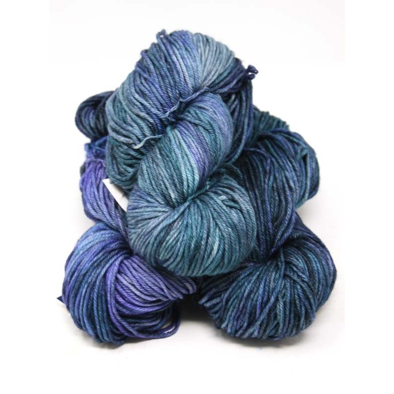 Malabrigo Ríos - Azules 856 lana merino grosor worsted