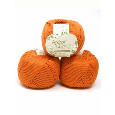 Anchor Organic Cotton - Rocky Orange 001003