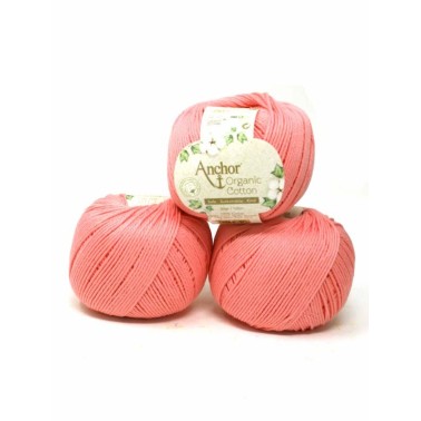 Anchor Organic Cotton - Flamingo Pink 410