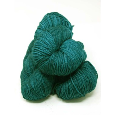 Malabrigo Ríos - Teal Feather 412 lana merino grosor worsted