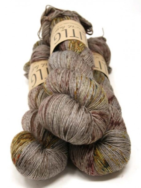 LITLG Earth Pewter fingering yak merino yarn