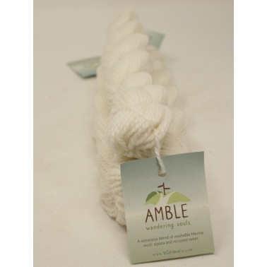 Amble - White Heathers Eco friendly **mini skein