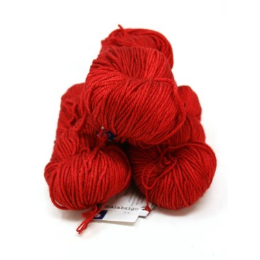 Malabrigo Ríos - Ravelry Red 611 lana merino grosor worsted