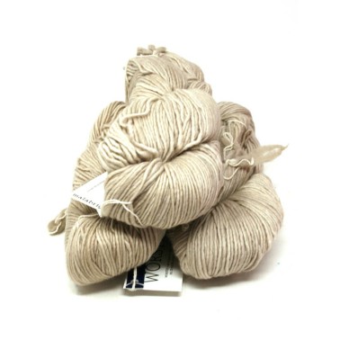 Malabrigo Worsted - Simply Taupe 601 hilo worsted ideal para proyectos rápidos
