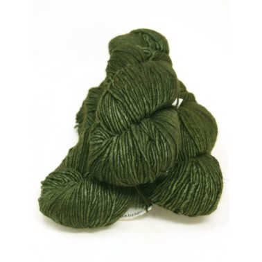 Malabrigo Worsted - Olive 056 hilo worsted ideal para proyectos rápidos
