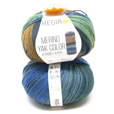 Regia - Merino Yak Premium Color 8509 Meadow in gradient