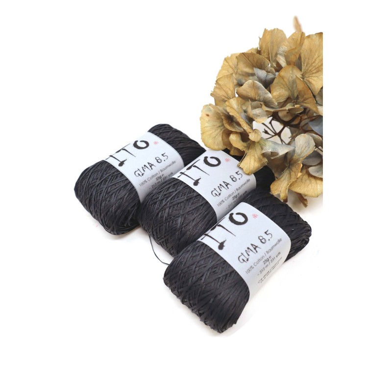 Ito Yarns Gima 8.5 - Charcoal 38