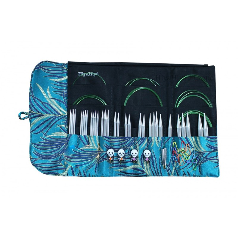 Hiya Hiya - Sharp I/C DELUXE Set 4" (10cms) ó 5" (12cms) - Agujas Circulares Metálicas "Sharp" intercambiables