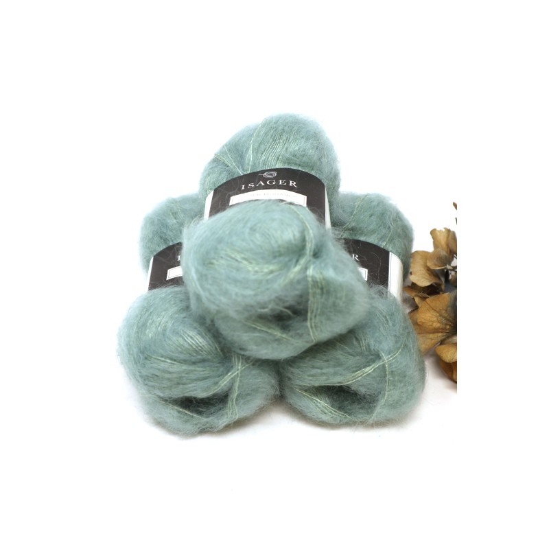 Isager Silk Mohair - 67 Green