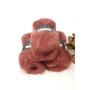 Isager Silk Mohair - 69 Dark Pink