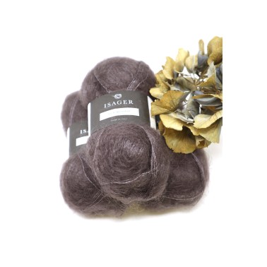 Isager Silk Mohair - 60 Prune