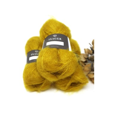 Isager Silk Mohair - 22 Curry