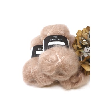 Isager Silk Mohair - 6 Pinky Brown