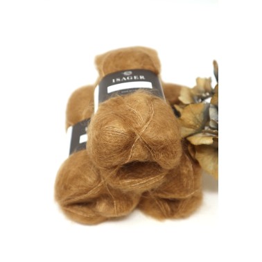 Isager Silk Mohair - 63 Toffe