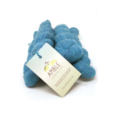 Amble - Wide Blue Yonder Eco friendly **mini skein