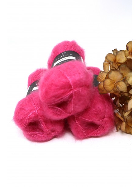 Isager Silk Mohair - 19 Fucsia