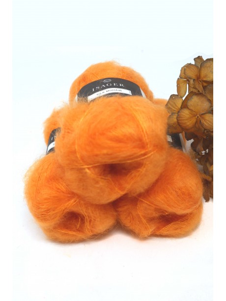 Isager Silk Mohair - 64 Light Orange