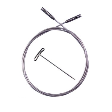 Chiaogoo - SWIV 360 Silver Cable Agujas Circulares intercambiables