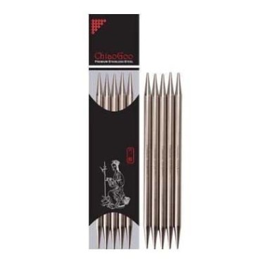 Chiaogoo - Aiguilles doubles pointes 20 cms 8"  DPN Stainless Steel