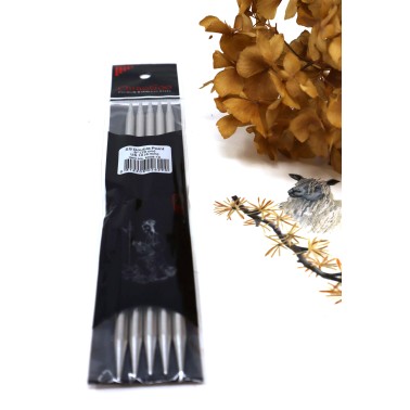Chiaogoo - Agujas de doble punta 20 cms 8" DPN Metal