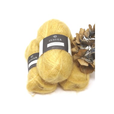 Isager Silk Mohair - 59 ochre light
