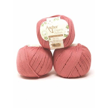 Anchor Organic Cotton - Vintage Rose 895