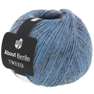 About Berlin Sock Meilenweit 100 Tweed - 903 Dark  Blue