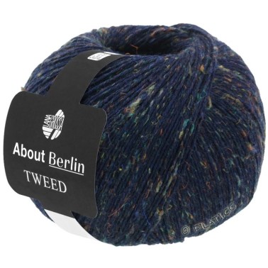 About Berlin Sock Meilenweit 100 Tweed - 904 Dark Blue