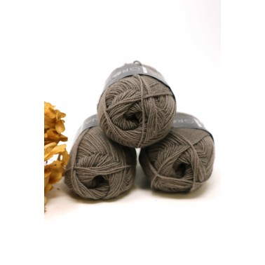 Cashmere Sock Meilenweit 14 Brown Grey