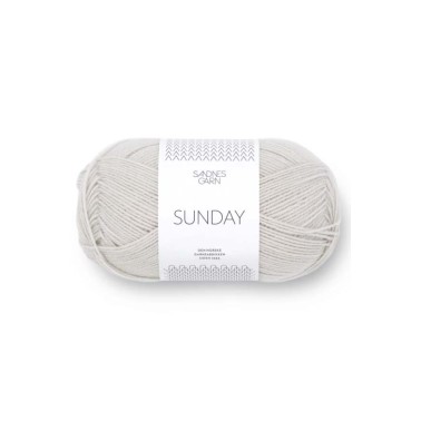 Sandnes Garn Sunday 3820 Light Grey