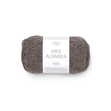 Sandnes Garn Mini Alpakka - 2652 Heathered Medium Brown