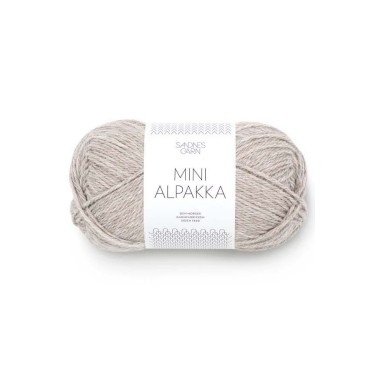 Sandnes Garn Mini Alpakka - 2650 Heathered Beige