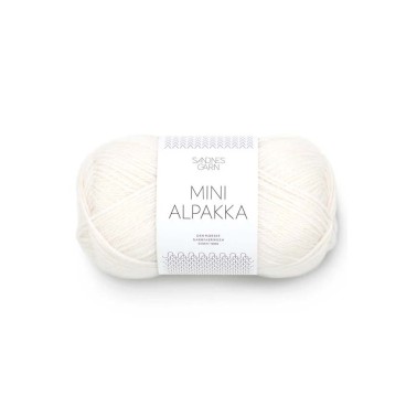Sandnes Garn Mini Alpakka - 1001 White
