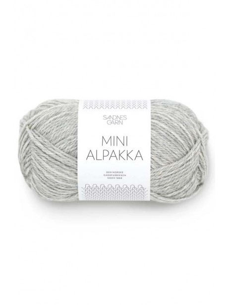 Sandnes Garn Mini Alpakka - 1032 Light Heathered Grey