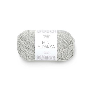 Mini Alpakka 1032 Light Heathered Grey
