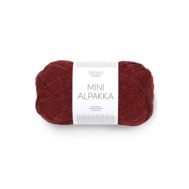 Sandnes Garn Mini Alpakka - 4554 Wine Red Discontinued