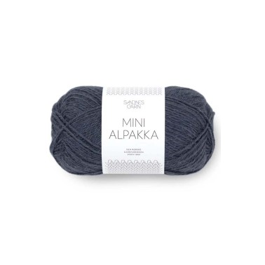Sandnes Garn Mini Alpakka - 6070 Mid Blue Discontinued