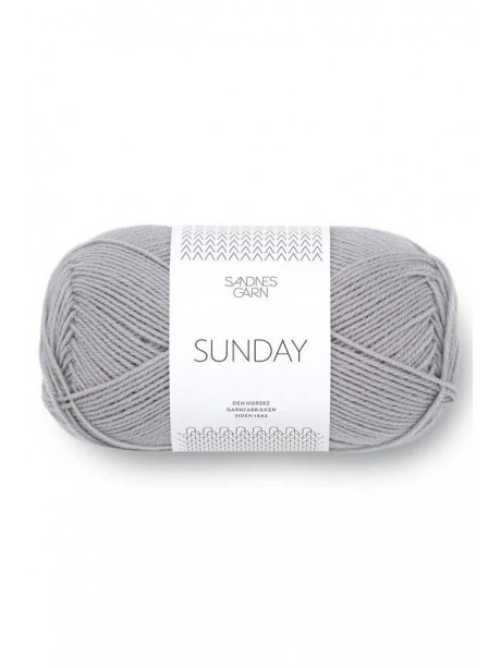 Sandnes Garn Sunday - 1045 Light Grey