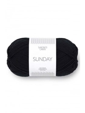 Sandnes Garn Sunday - 1099 Black