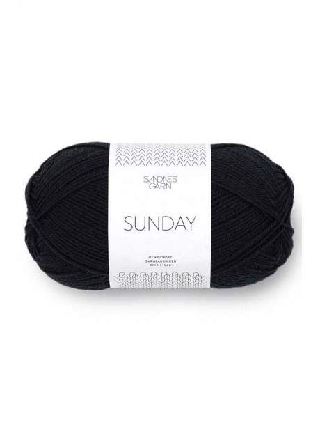 Sandnes Garn Sunday -1099 Black