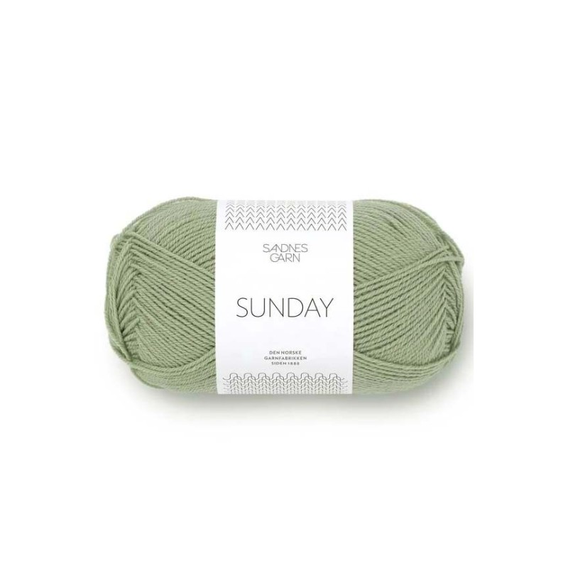 Sandnes Garn Sunday - 8521 Dusty Light Green