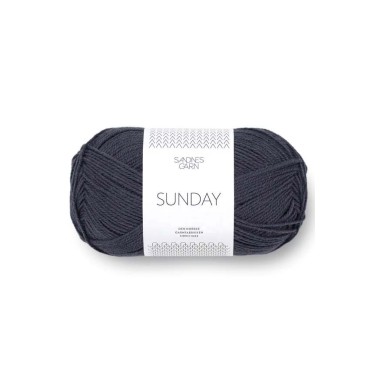 Sandnes Garn Sunday 6581 Dark Blue Grey