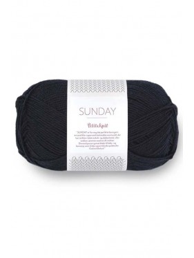 Sandnes Garn Sunday - 5581 Dark Blue Petite Knit