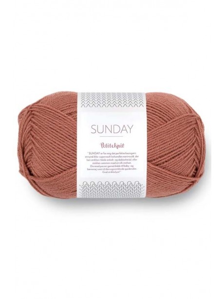 Sandnes Garn Sunday - 3553 Light Cinnamon Petite Knit