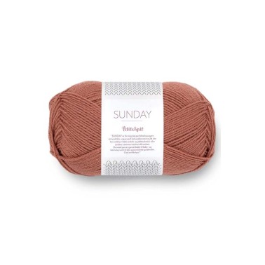Sandnes Garn Sunday -  3553 Dusty Pink Petite Knit