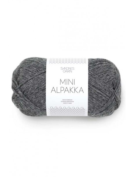 Sandnes Garn Mini Alpakka - 1053 Dark Heathered Grey